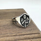 Knight Ring Medieval Sword Mens - Stainless Steel Silver & Gold - Unisex