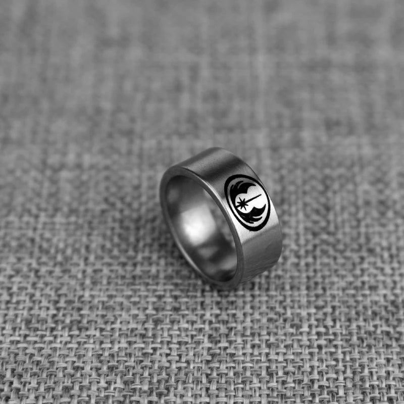 Star Wars Jedi Ring Mens Movie - Stainless Steel Silver - Unisex