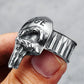 Skull Punisher Ring Marvel Mens - Stainless Steel Silver - Unisex