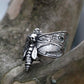 Skull Moth Death's Head Ring Mens - Stainless Steel Silver - Unisex - That Rock Aesthetic