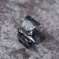 Skull Moth Death's Head Ring Mens - Stainless Steel Silver - Unisex - That Rock Aesthetic