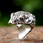 Snake Head Ring Mens - Stainless Steel Silver - Unisex - That Rock Aesthetic