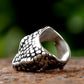 Snake Head Ring Mens - Stainless Steel Silver - Unisex - That Rock Aesthetic