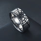 Spiderman Ring Spider Web Superhero Mens Marvel Ring - Stainless Steel Silver - Unisex - That Rock Aesthetic