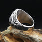 Star Tornado Twist Spiral Ring Mens - Stainless Steel Silver - Unisex - That Rock Aesthetic