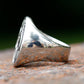 Star Wars Mandalorian Ring Mens - Stainless Steel Silver - Unisex - That Rock Aesthetic