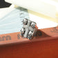 Stranger Things Eddie Munson Rings Collection Mens - Silver - Unisex - Adjustable - That Rock Aesthetic