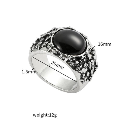 Stranger Things Eddie Munson Rings Collection Mens - Silver - Unisex - Adjustable - That Rock Aesthetic