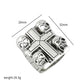 Stranger Things Eddie Munson Rings Collection Mens - Silver - Unisex - Adjustable - That Rock Aesthetic