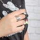 Sun and Moon Fidget Spinner Ring Boho - Silver - Unisex - That Rock Aesthetic
