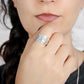 Sun and Moon Fidget Spinner Ring Boho - Silver - Unisex - That Rock Aesthetic
