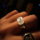 Sun Ray Minimalist Mens Boho Ring - Silver - Unisex - That Rock Aesthetic