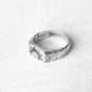 Sun Ray Minimalist Mens Boho Ring - Silver - Unisex - That Rock Aesthetic