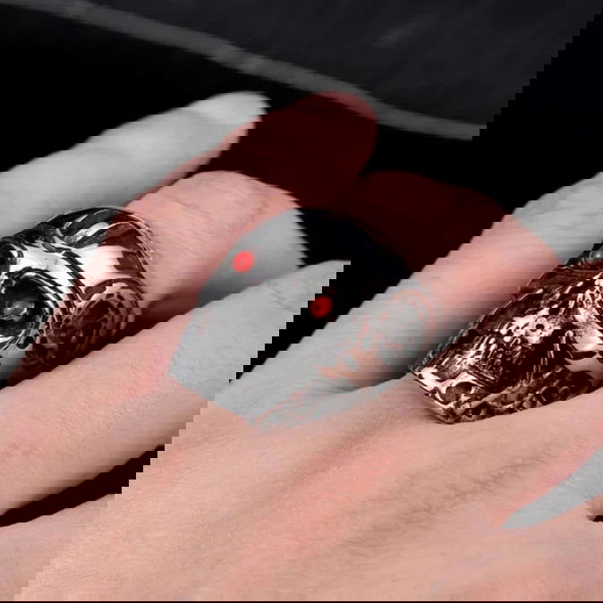 Terminator Movie Mens Ring - Stainless Steel Silver - Unisex - That Rock Aesthetic