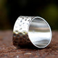 Turquoise Oval Chunky Boho Ring - Stainless Steel Silver - Unisex - That Rock Aesthetic