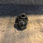 Lion Head Mens Snake Ring - Stainless Steel Silver - Unisex